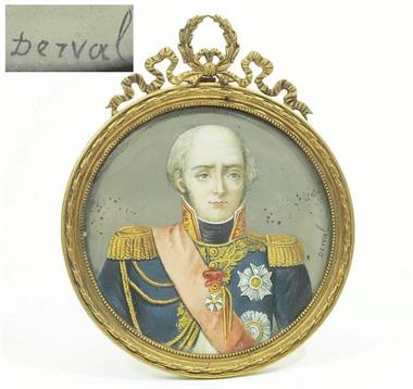 Porträt  Louis Nicolas Davout, französicher General. 