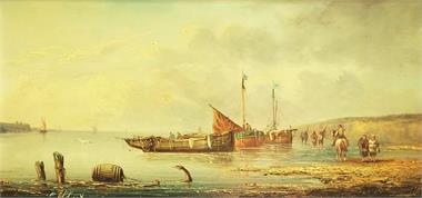 GILBERT, Pierre-Julien. 1783 Brest  - 1860 Brest. Küstenlandschaft.