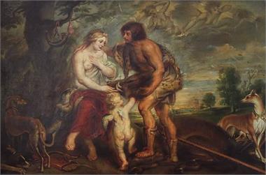 Altmeister-Kopist. Atalante und Meleager. Kopie nach Peter Paul Rubens. 