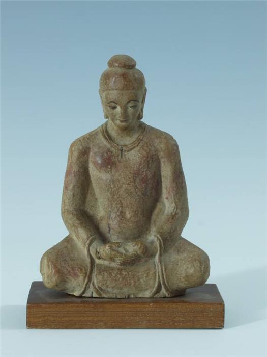 Sitzender Buddha. China. Replik. 2. Hl. 20. Jahrhundert.