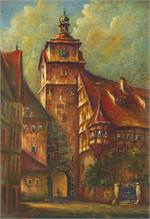 Weißer Turm, Rothenburg ob der Tauber. 