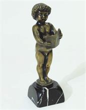 Jugendstil Kinderfigur, Bronze. 