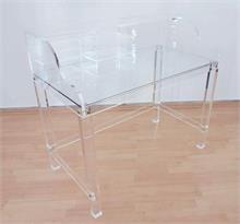 Designer Glas-Schreibtisch