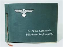 Dienstzeit Erinnerungsalbum eines Angehörigen der 8. (M.G.) Kompanie Infanterie Regiment 20.