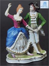 Figurengruppe  "Galantes Tanzpaar".