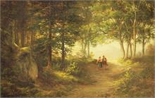 Landschaftsgemälde, 19. Jahrhundert.