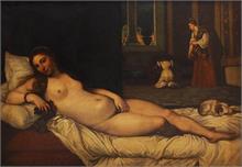 Unbekannter Altmeisterkopist  "Die Venus von Urbino".