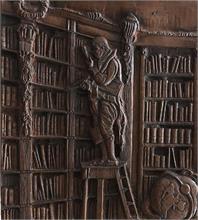 Relief  "Der Bibliothekar".