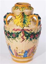 Keramik-Ziervase,  um 1900.
