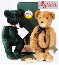 Zwei Bären: Sigikid Teddy,   MIRO "Renaissance Collection".