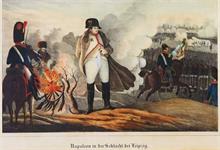 Napoleon in der Schlacht bei Leipzig