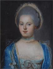 Portrait einer jungen Gräfin, geb. Freiin von Jabs.