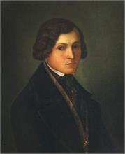 Bildnis Goethe in jungen Jahren.