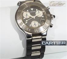 Herrenarmbanduhr/Unisex "Cartier must 21 Chronograph",