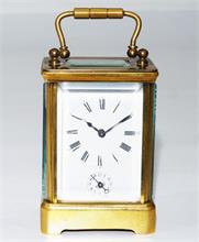 Reiseuhr (Carriage clock), französisch, um 1880.