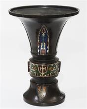 Vase "Gu-förmig" aus Bronze.