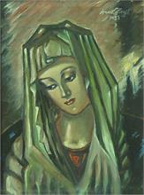 Heyl, Arno. Heilige Maria mit grünem Kopftuch. 