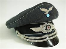 Schirmmütze für Offiziere der Luftwaffe. 