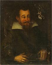 Altmeister.  Herrenporträt.  17. Jahrhundert. 