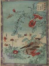 Vögel und Blumen. Japanischer Holzschnitt. 19. Jh. 