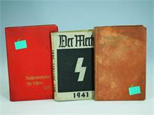 Taschenkalender. 3 Stück. 1935, 1936 und 1941. 