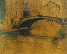 Werson, Jules. 1884 - .    Brücke in Venedig. 