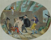 Ramberg, Heinrich Johann. 1763 Hannover  - 1840 ebenda.  Erotische Darstellung.