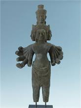 Khmer Skulptur.  Großes Fragment der SHIVA (Gottheit). 