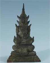 Bronze Ratanakosin Buddha um 1920 - 1940.  