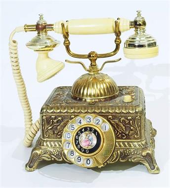 Telefon im nostalgischen Stil. 
