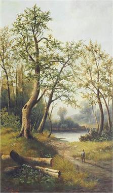 HALLER, Georg. Österreichischer Landschaftsmaler, geboren um 1840.