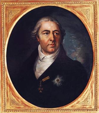 Portrait Karl Alexander von Thurn und Taxis mit Adlerorden