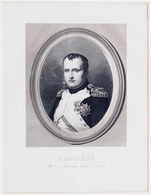 Portrait  Napoleon I., im  Halbprofil.