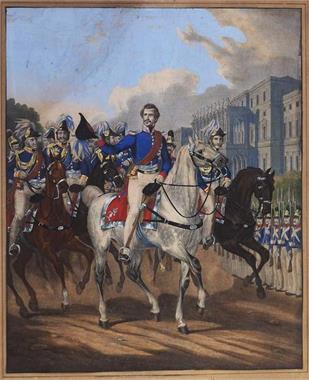 Ludwig I. König von Bayern zu Pferd