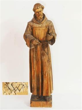 Heiliger Antonius von Padua. Süddeutschland, 19. Jahrhundert.