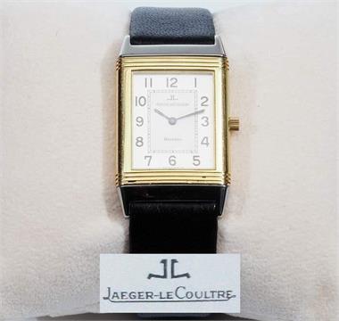 JAEGER LeCoultre Armbanduhr mit Wendegehäuse.