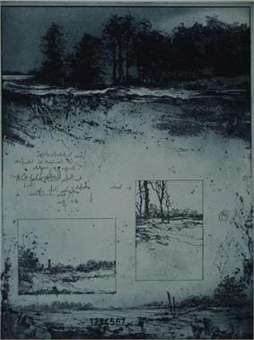 Böttger, Klaus. 1942 - 1992. Landschaft. 