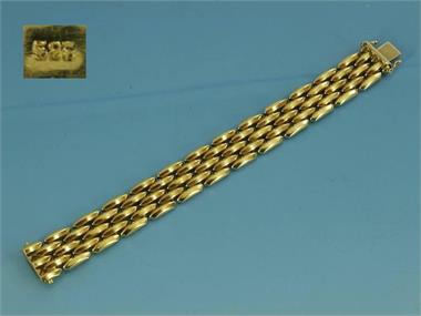 Klassisches Damen-Armband. 585er Gelbgold. 