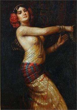 Orientalische  Tänzerin. 