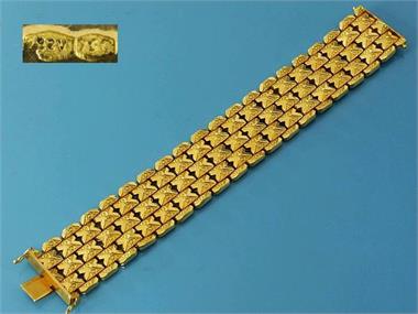 Klassisches Armband.   750er Gelbgold. 